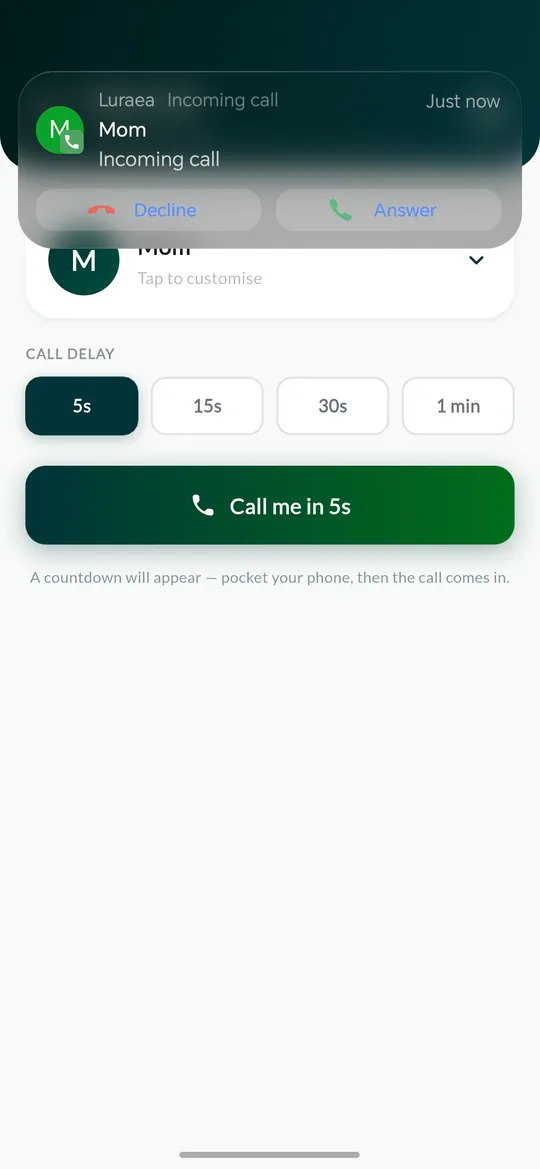 Luraea Fake Call